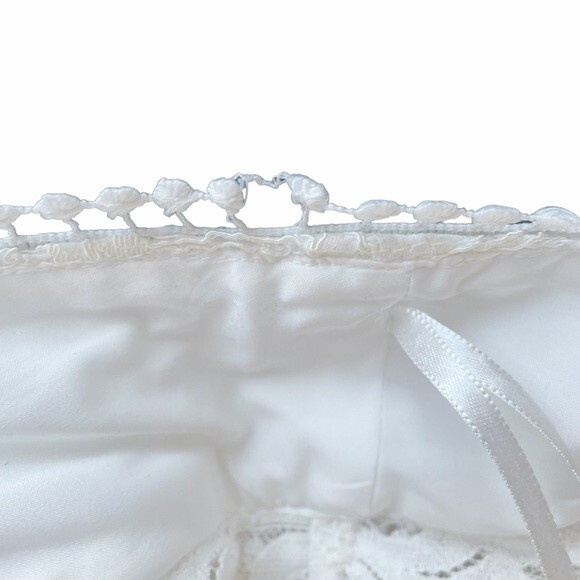 NWT Eliza J Fit & Flare Ivory White Lace Flutter Sleeve Short Dress Size 14 NEW - Picture 14 of 15